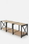 Hanah Home Soporte para TV Negro